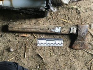 Человек с топором сам пришел в полицию (ФОТО)