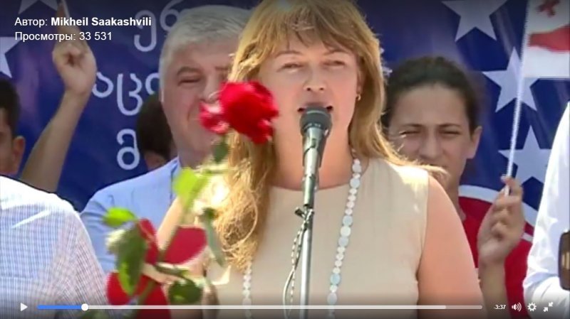 Саакашвили рассказал о политических амбициях своей жены