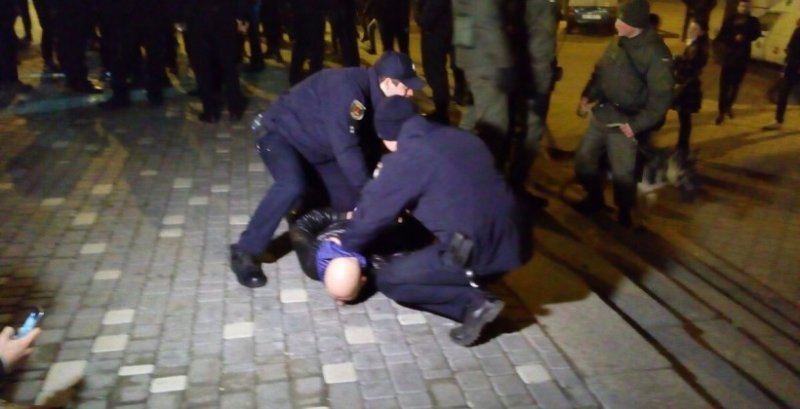 Беспорядки в Одессе перед матчем  