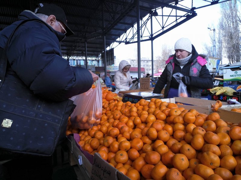 На рынке "Черемушки" в Одессе