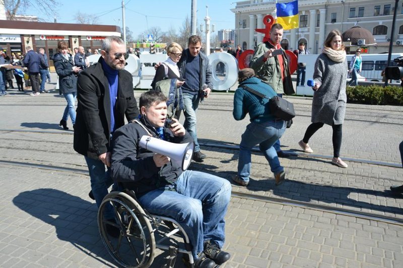 Одесситы протестуют против новой Старосенной площади
