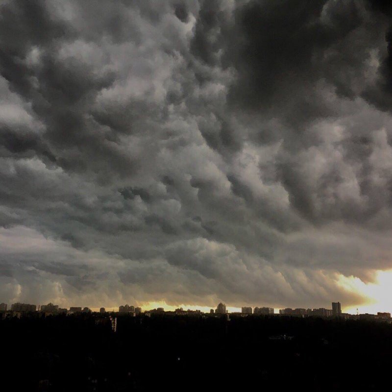 Гроза и дождь в Одессе