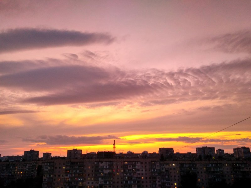 Великолепное небо над Одессой