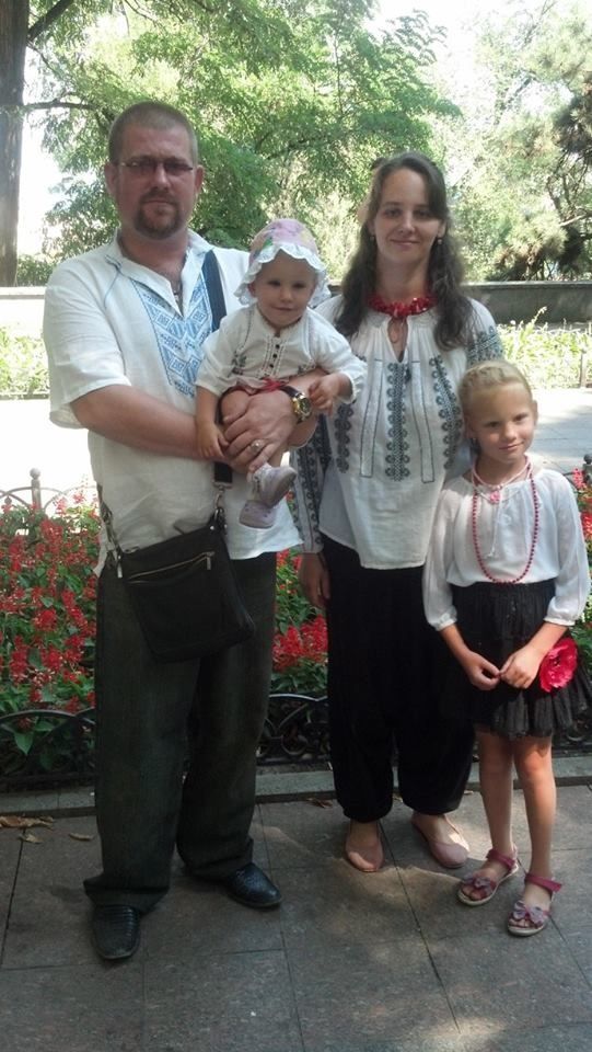 Александр Филиппов с семьей