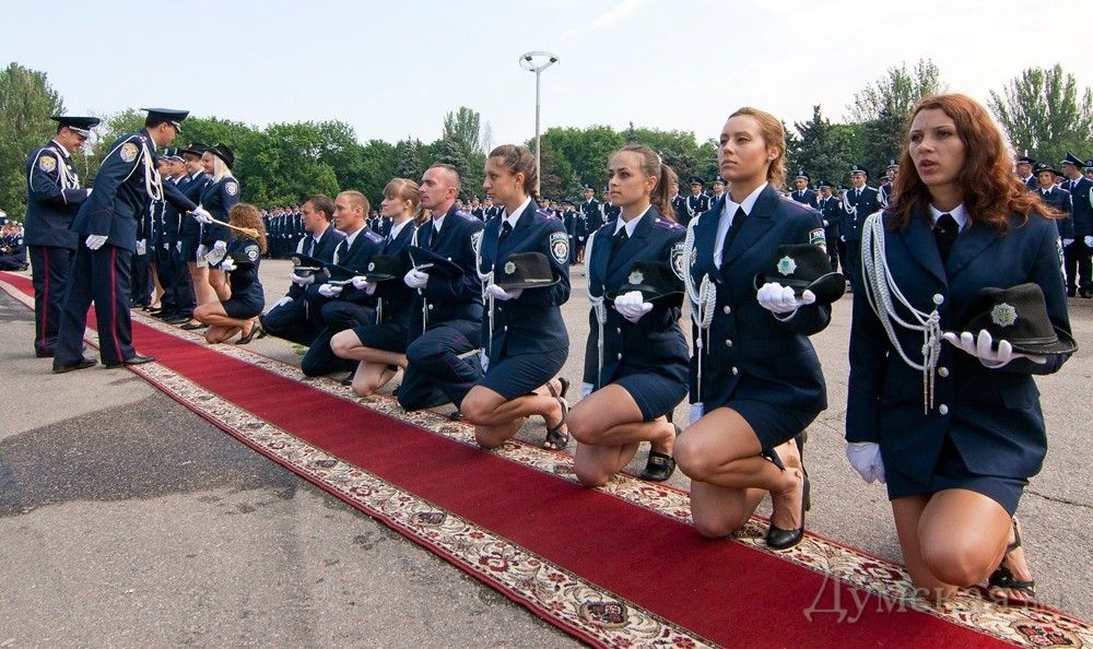 Торжественный выпуск курсантов Одесского университета МВД