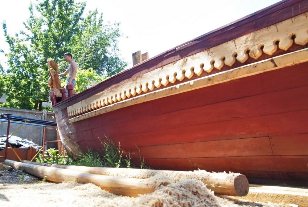 В Одессе воссоздали исторический корабль