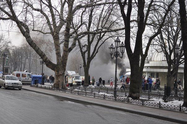 В центре Одессы сегодня было крайне неприятно находиться 