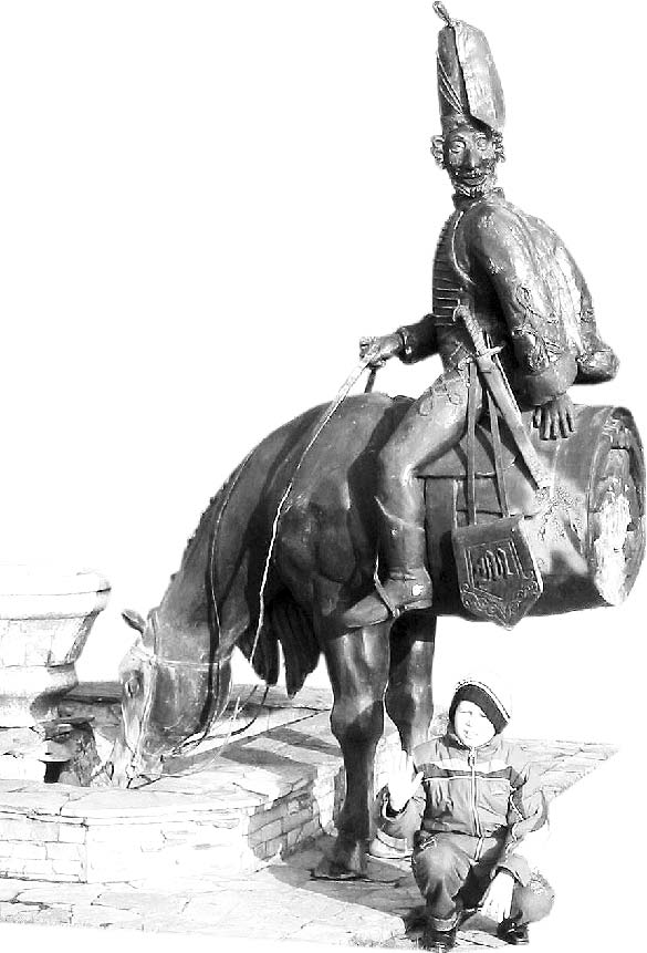 Пам'ятник барону фон Мюнхгаузену в Чорноморському