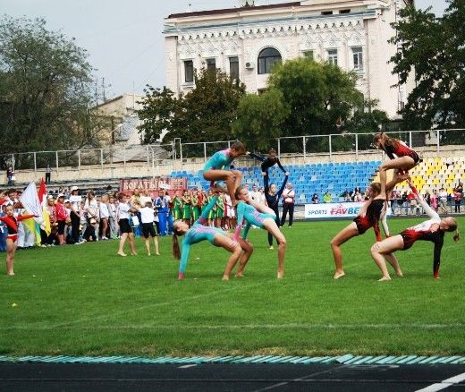 Выступление воспитанников спортивных школ Одессы