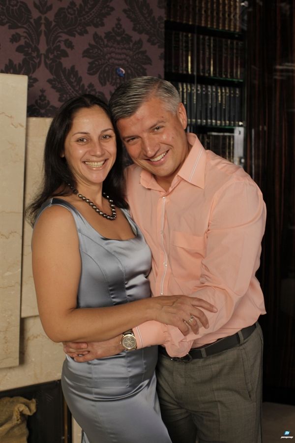 Александр Коробчинскйи с женой