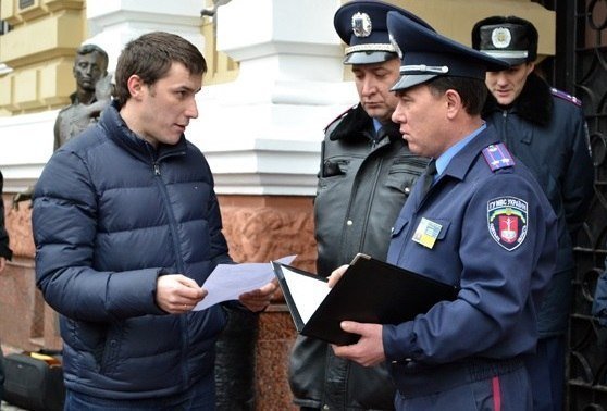 Одесский сепаратист угрожает милиции и создает фонд в России