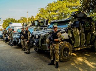 Колонна военной техники в Одессе: бойцы Нацгвардии выехали на полигон