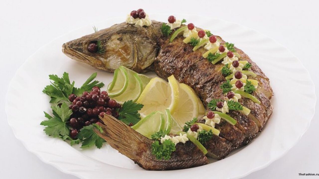 Фаршированная рыба — Пошаговый Кулинарный Рецепт Приготовления Рыбы с Фото