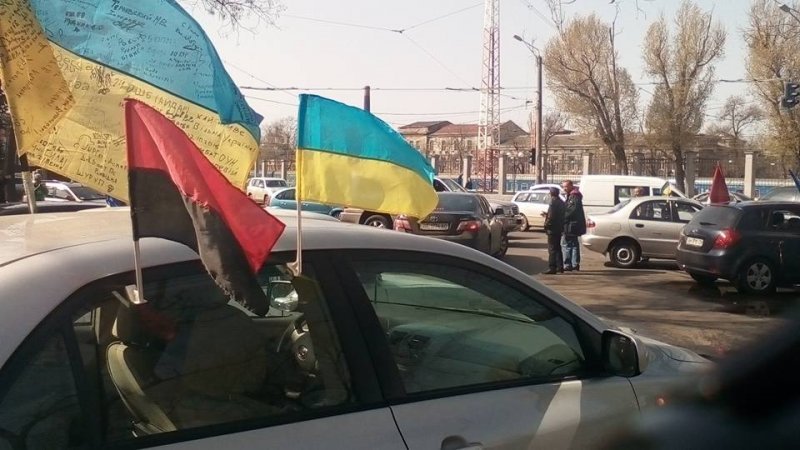В Одессе проходит автопробег за отставку Стоянова (ФОТО)