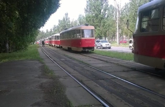 Из-за многочисленных аварий в Одессе остановились трамваи