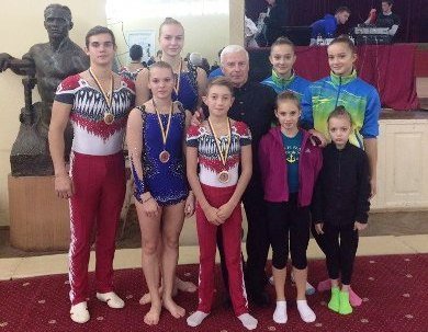 Одесские спортивные акробаты стали победителями чемпионата Украины