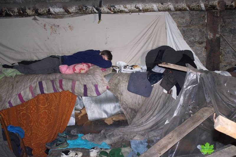 Потемкинская лестница стала прибежищем бездомных (ФОТО)