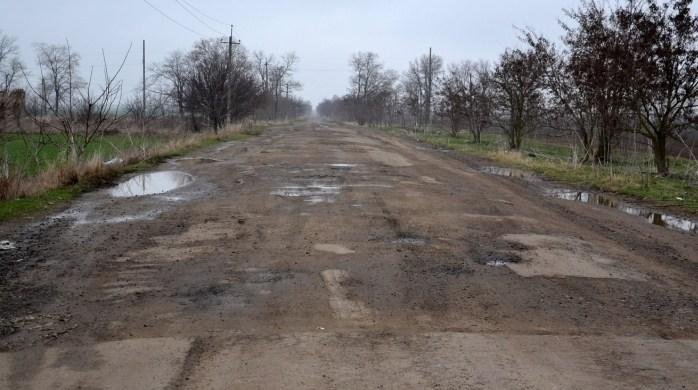 Новая дорога в Одесской области оказалась недолговечной