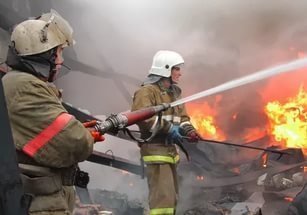 В Одесской области горел двухэтажный дом