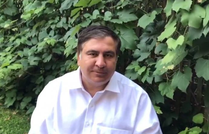 Михеил Саакашвили продолжает обличать власти (ФОТО)