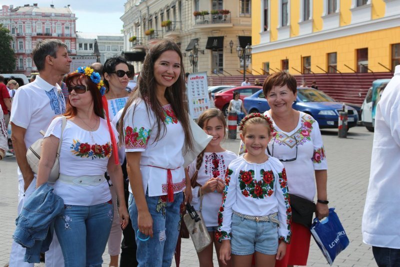 Как одесситы отметили День Независимой Украины  (ФОТО)