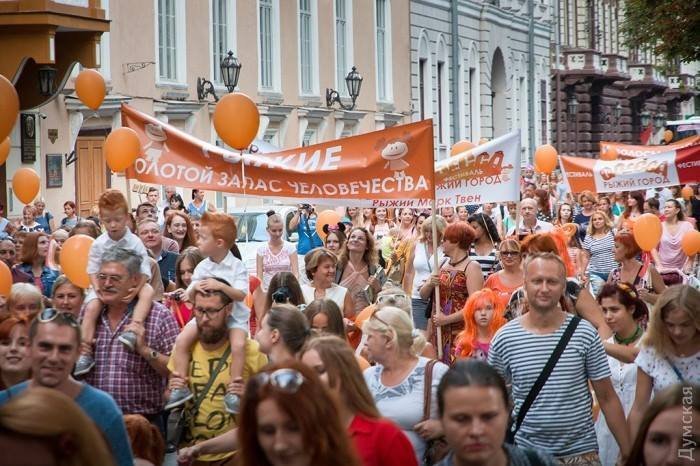 Рыжий город Одесса начинает второй фестиваль рыжих