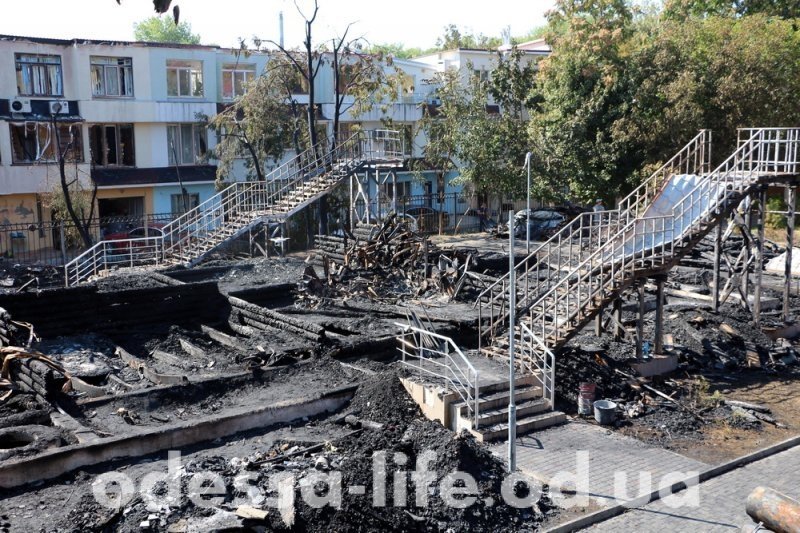 Обгорелое пожарище на Даче Ковалевского: почему сгорел лагерь «Виктория» (ФОТО)