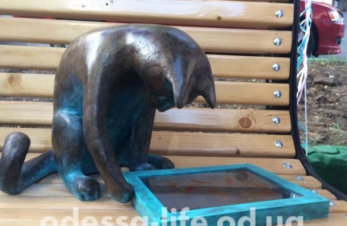 Необычный «кот» появился в центре Одессы