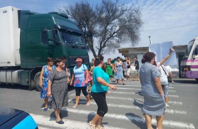 Трасса Одесса — Рени: очередное перекрытие блокировало движение