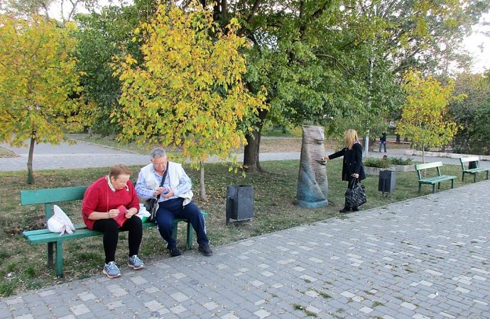 Кот Скиф в парке Шевченко