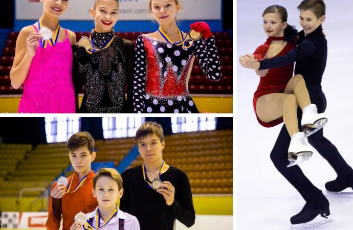 Юные одесситы завоевали 6 медалей на всеукраинском первенстве по фигурному катанию