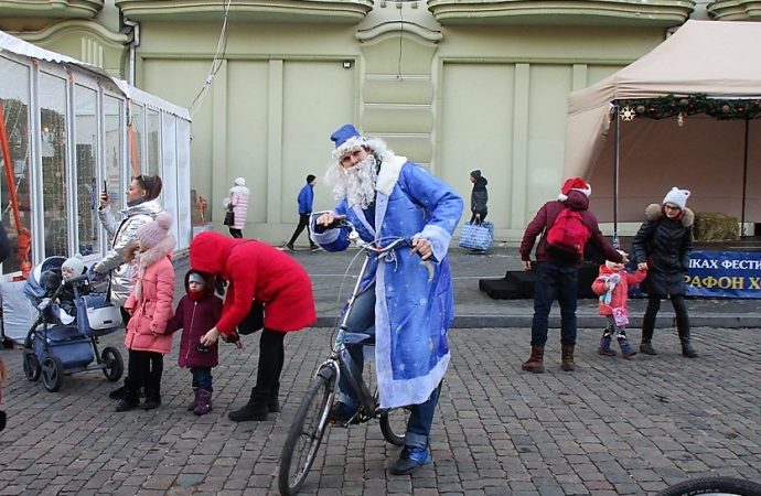 Предновогодний велопробег, или как в Одессе Новый год зазывали