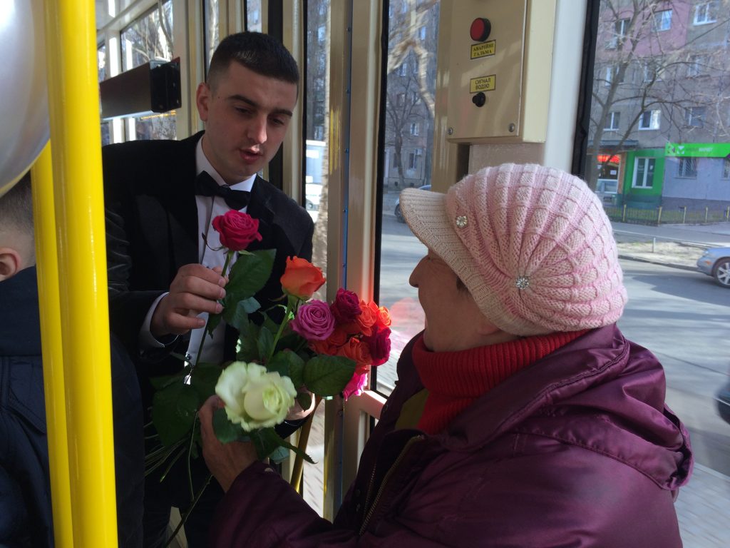 одесский трамвай 8 марта