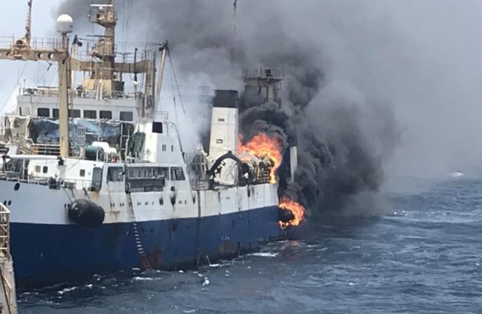 Пожар на судне в Мавритании унес жизнь моряка из-под Одессы