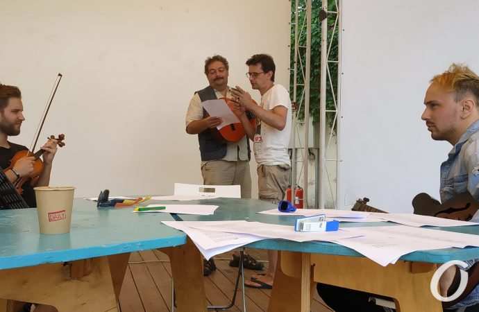 Дмитрий Быков, репетиция