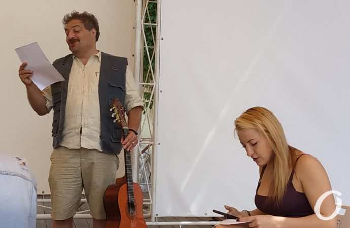 Дмитрий Быков, репетиция