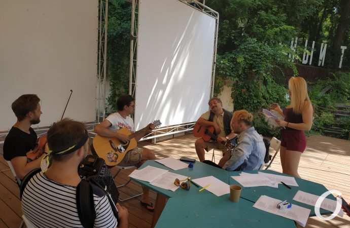 Дмитрий Быков, репетиция