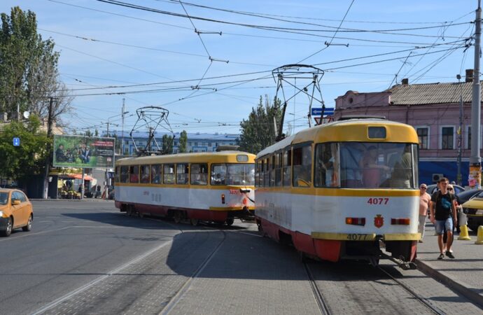 В Одесі на трамвайні маршрути повернуть спарені вагони