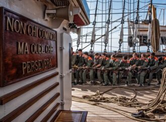 Як одеські курсанти практикувалися на навчальному кораблі військово-морських сил Італії