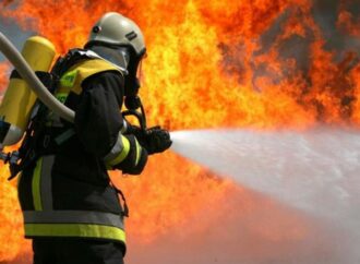 На пожаре в Одессе пострадали люди