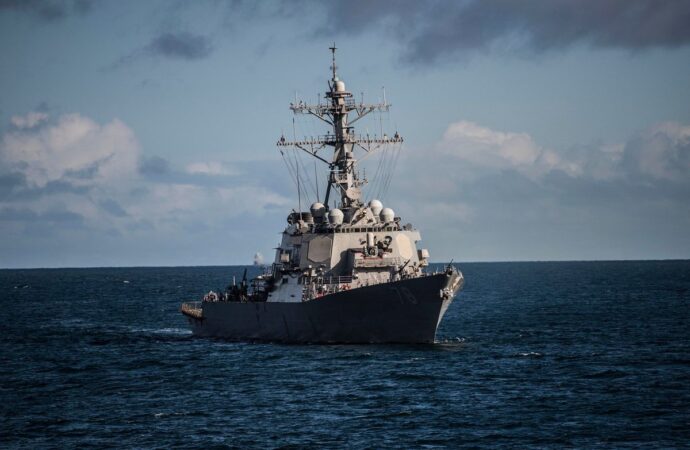 Американский боевой корабль вошел в Одесский порт