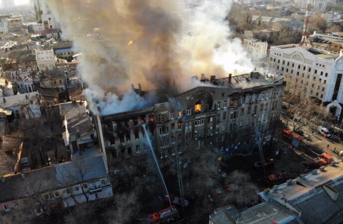 Бывшая студентка сгоревшего одесского колледжа рассказала, как в здании соблюдалась пожаробезопасность