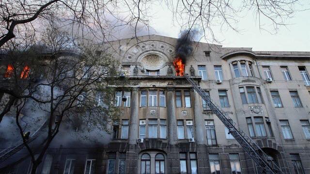 Одесское БТИ уцелело при пожаре на Троицкой и переехало в другое здание