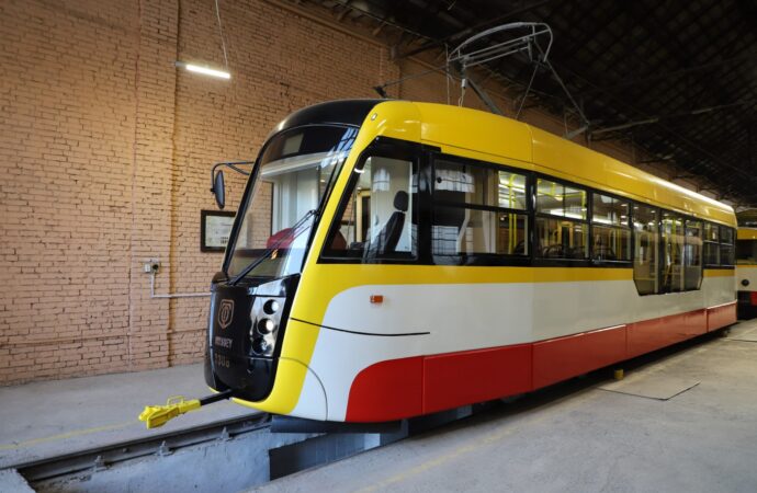 У новому році «Одесміськелектротранс» представив перший трамвай власної збірки (фото)