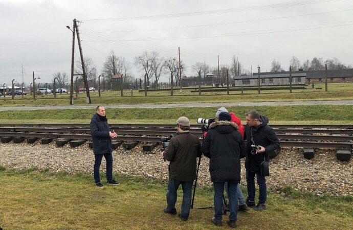 Аушвиц - съемки. Лукаш Липински - работник музея Аушвиц Биркенау