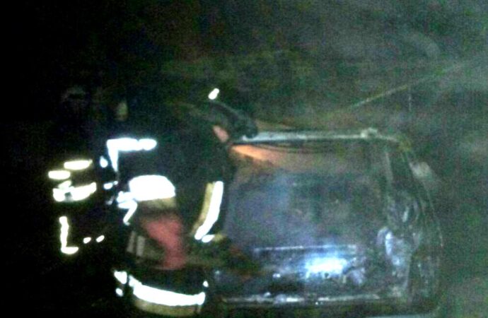 В гараже под Одессой сгорел автомобиль (фото)