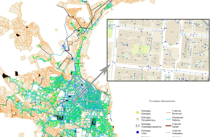 Все водопроводные и канализационные сети Одессы теперь в электронном виде на карте города
