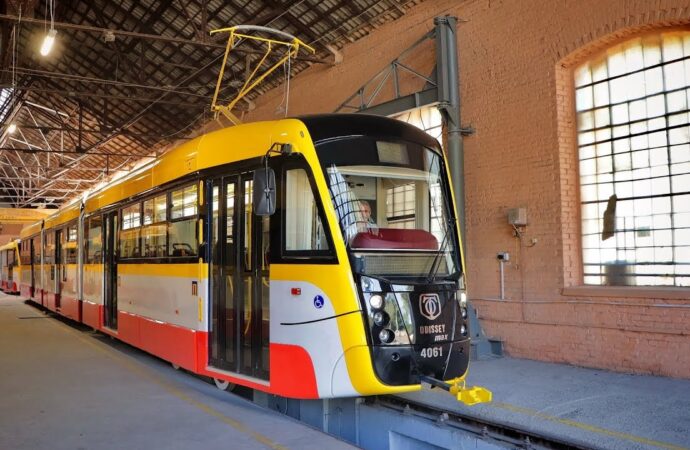 Парк электротранспорта Одессы пополнится шестью новыми трамваями “Одиссей”