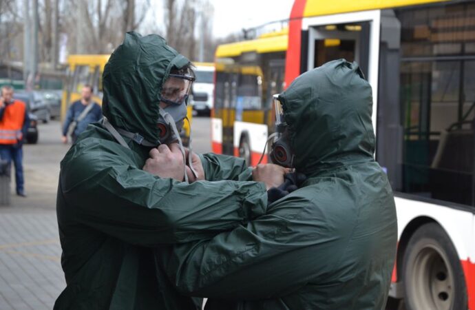 В Одесі комунальники показали, як дезинфікують громадський транспорт (фото)