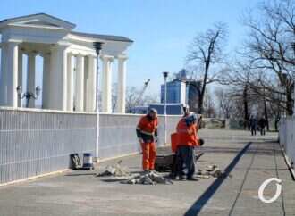 В Одессе ремонтируют Тещин мост